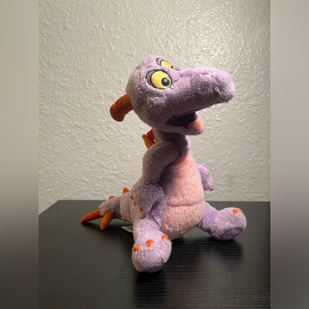 Disney Vntg Figment 10" Epcot Dragon Purple Plush Animal Disneyland Walt Disney